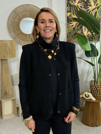 496 🖤Sans manche Sherpa