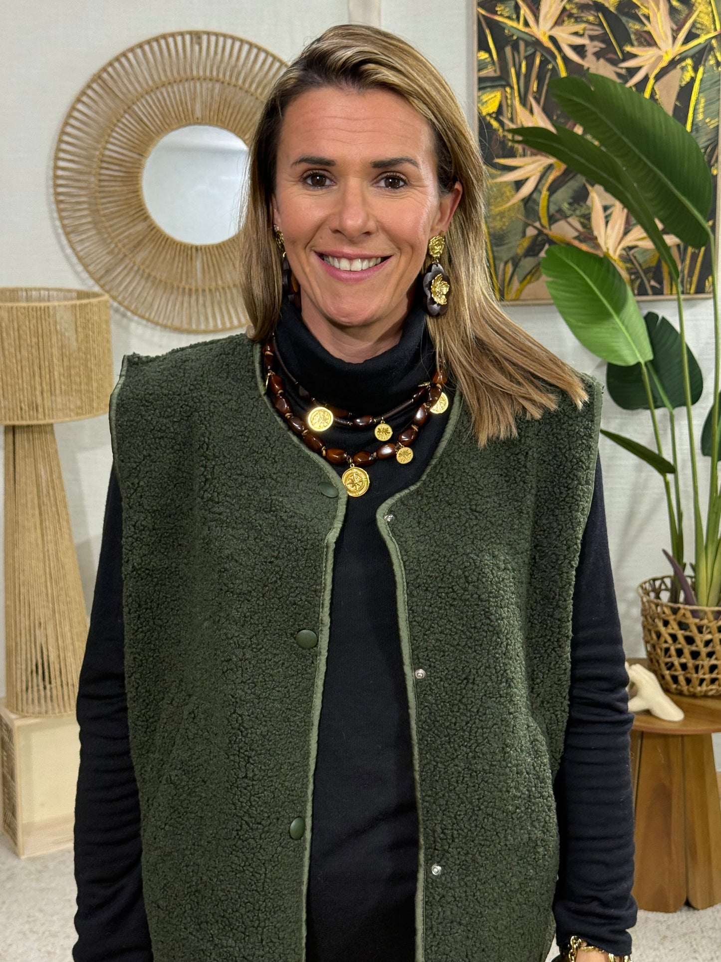 496 🖤Sans manche Sherpa