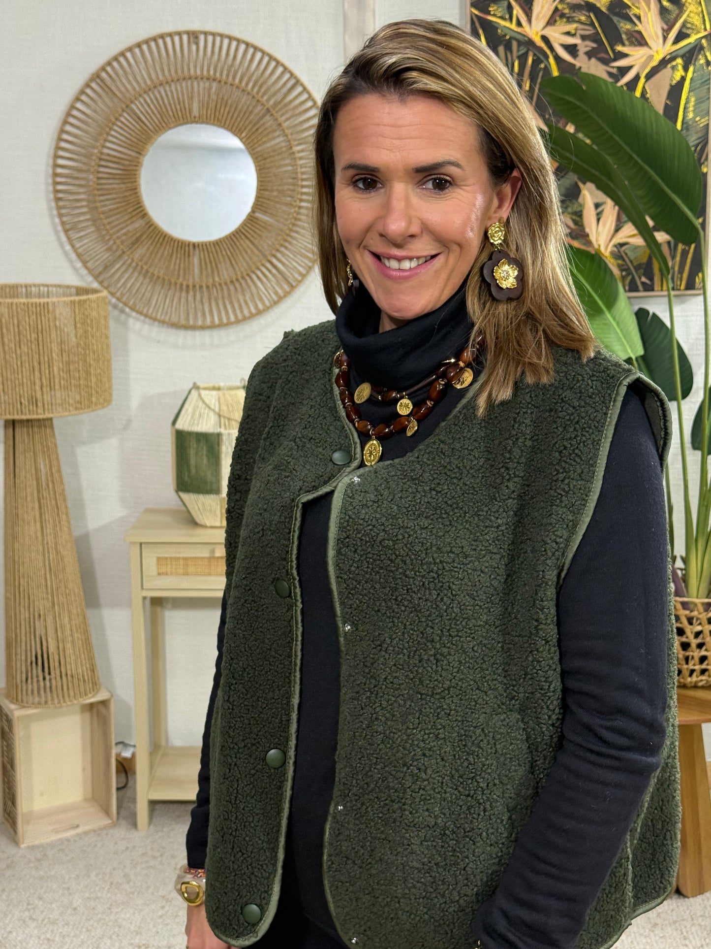 496 🖤Sans manche Sherpa