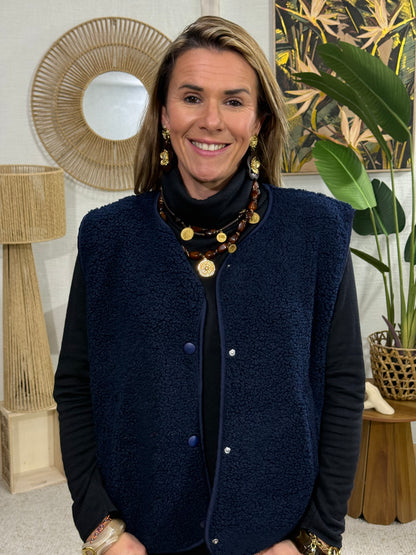 496 🖤Sans manche Sherpa