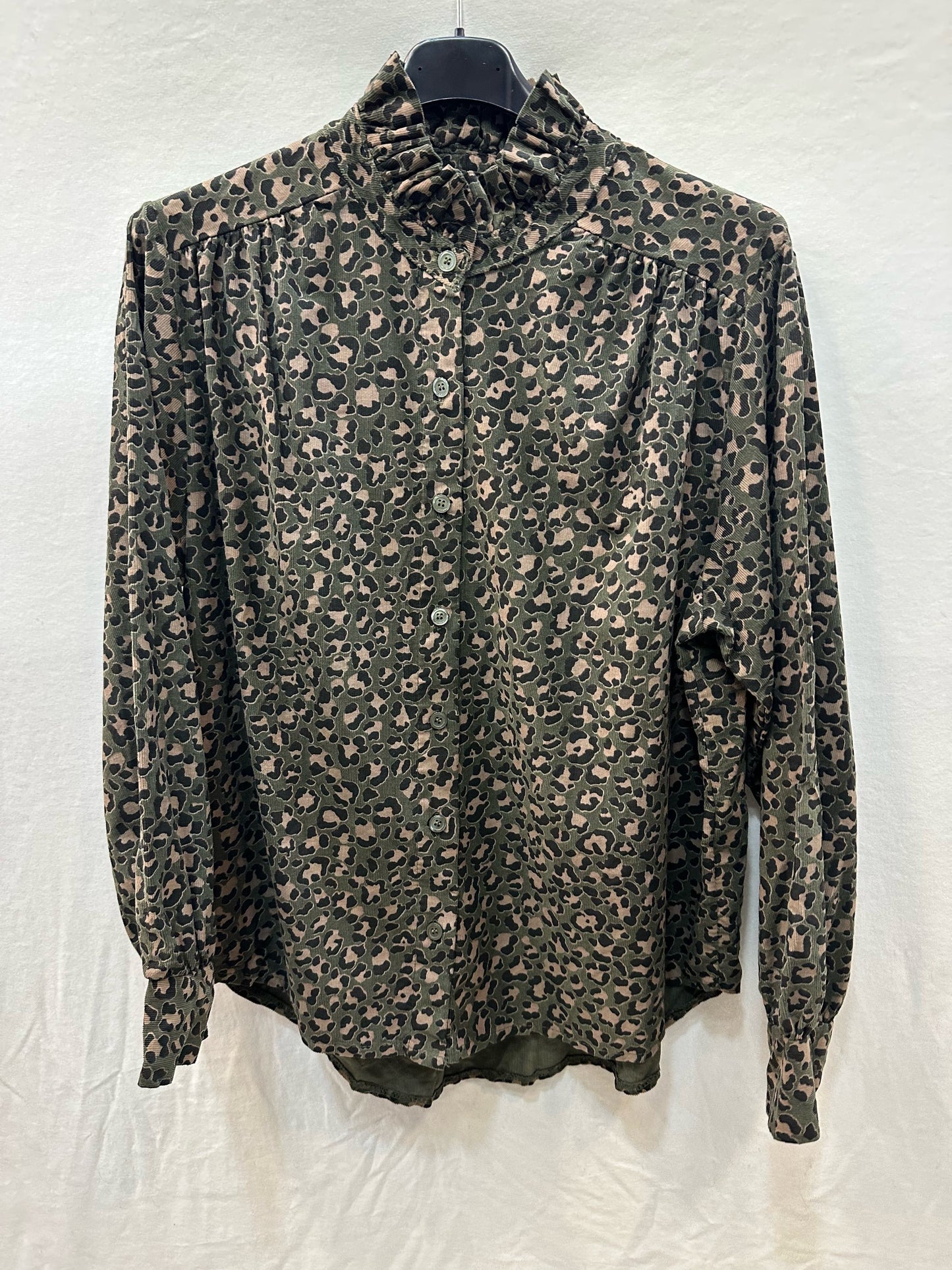 519 🖤 Chemisier velours Léopard