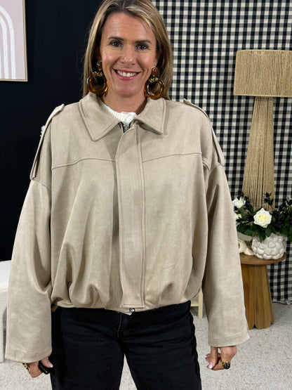 517 🖤 Veste Suédine