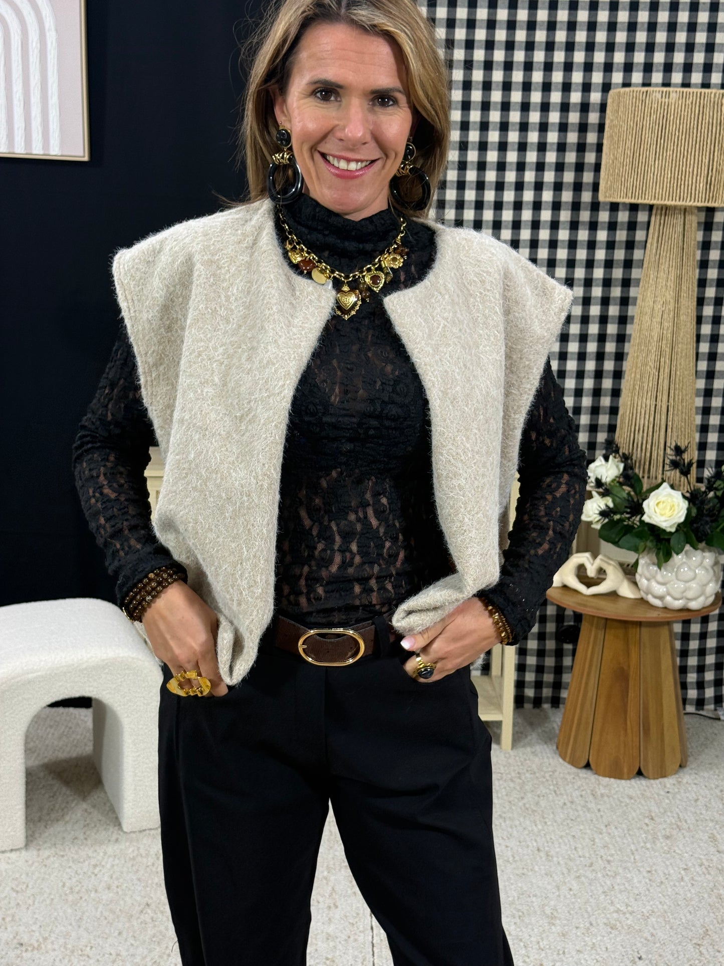 524 🖤 Gilet Laineux