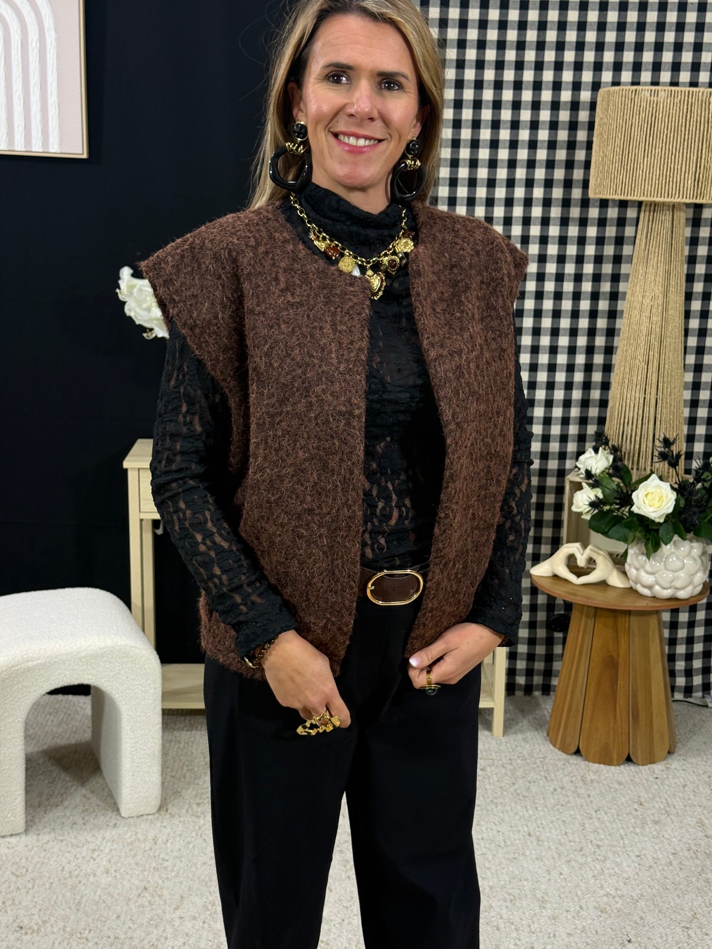 524 🖤 Gilet Laineux