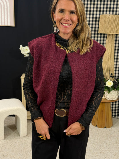 524 🖤 Gilet Laineux