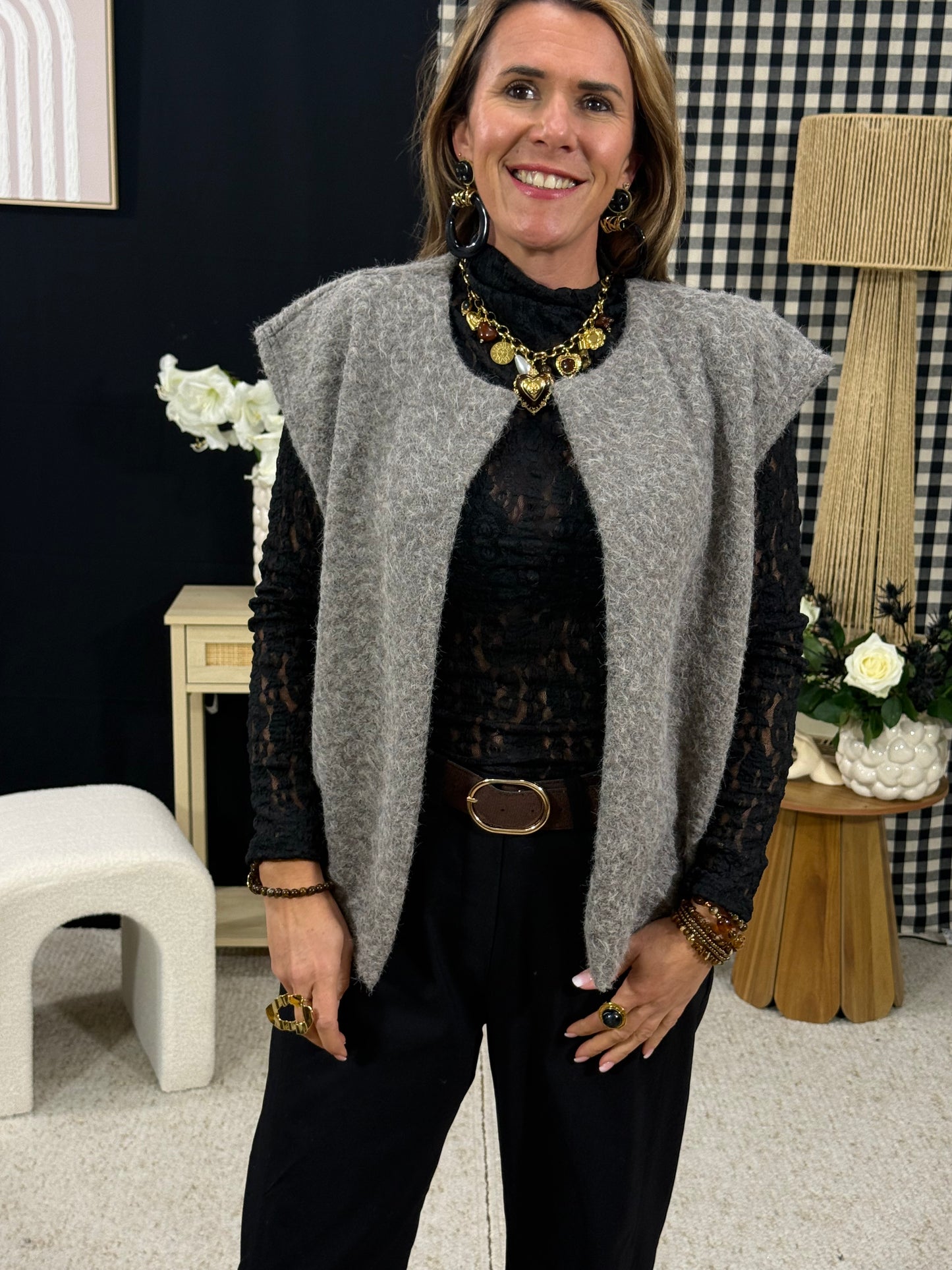 524 🖤 Gilet Laineux