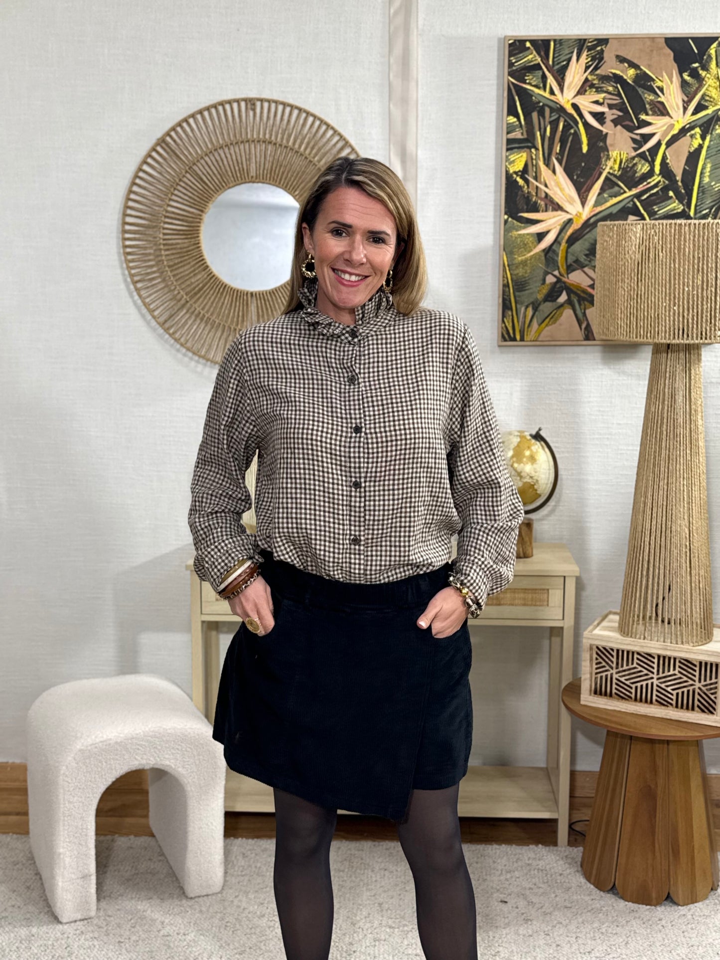 241 🖤 Chemisier Vichy