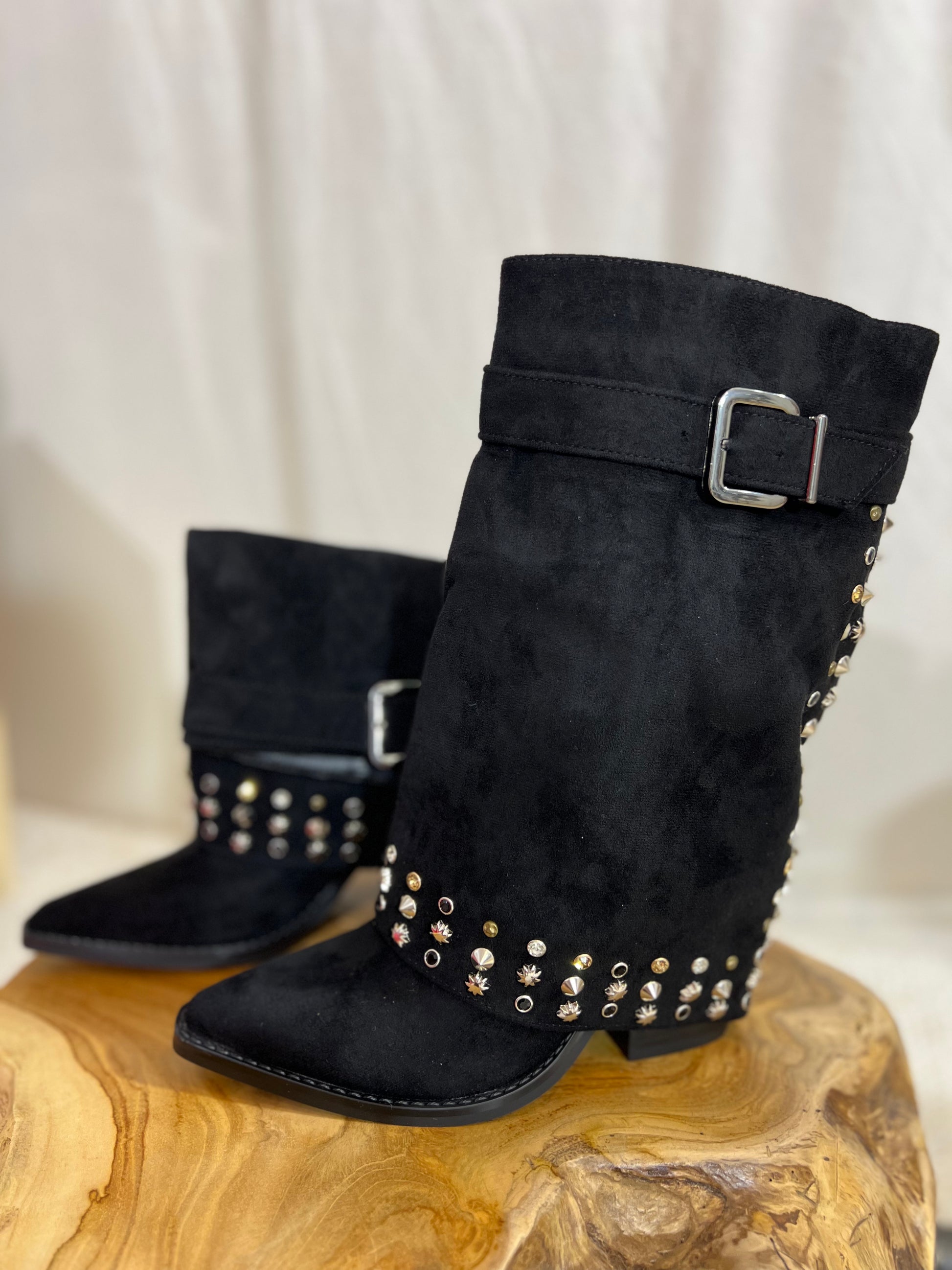Botte clouté hotsell