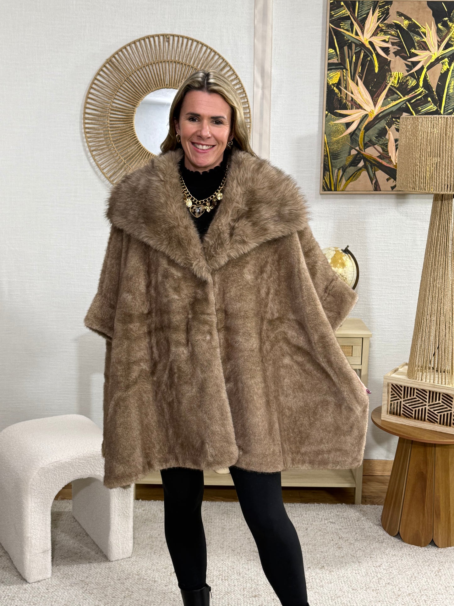 592 🎄 Poncho Tout Doux