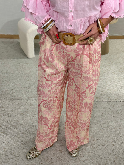 175 🍭 Pantalon Fleuri