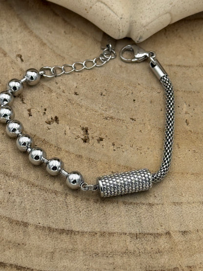 222 🍭  Bracelet Bi Maille