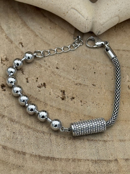 222 🍭  Bracelet Bi Maille