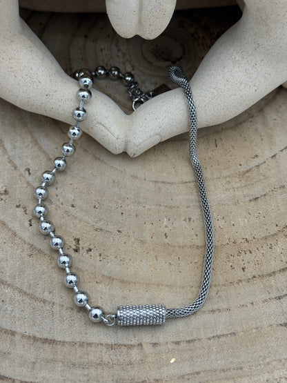 223 🍭 Collier Bi maille