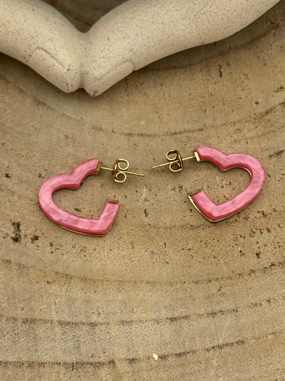232 🍭 Boucle d'oreilles Coeur 💖