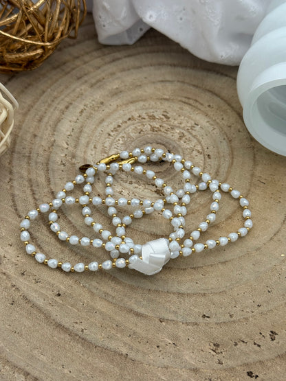239 💜 Lot de 5 bracelets perlés
