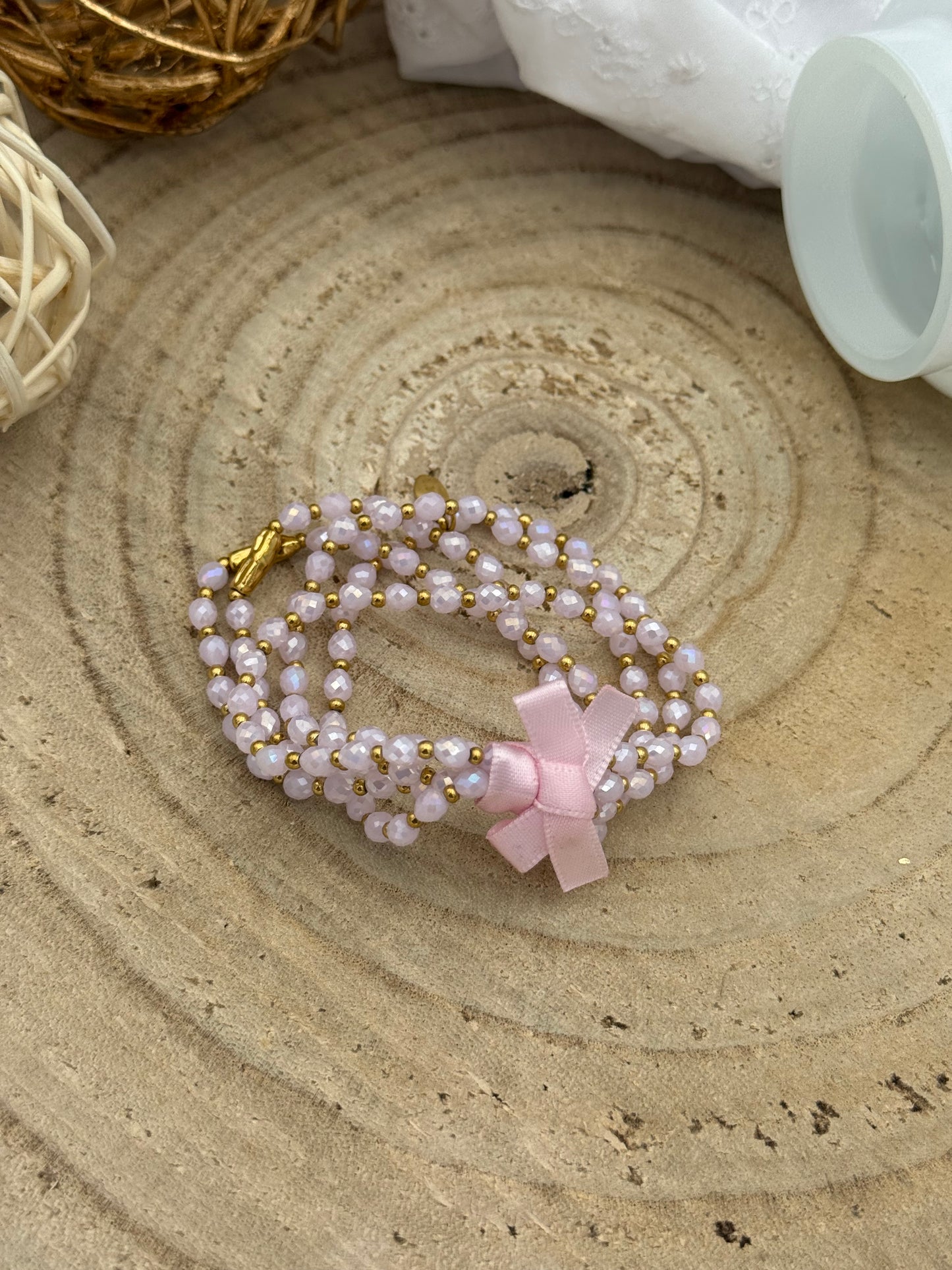 239 💜 Lot de 5 bracelets perlés