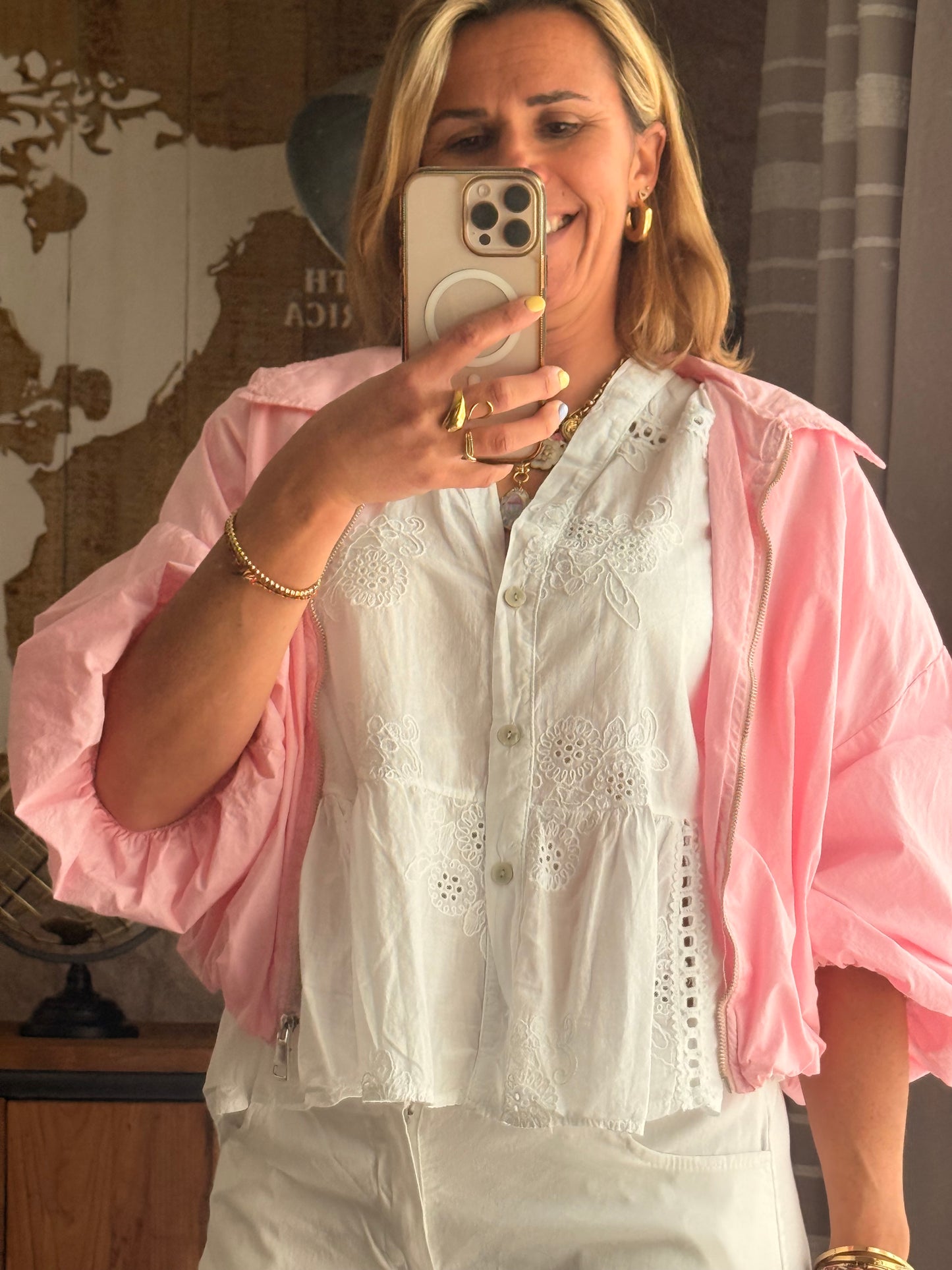 75 🌷 Veste Manche Courte