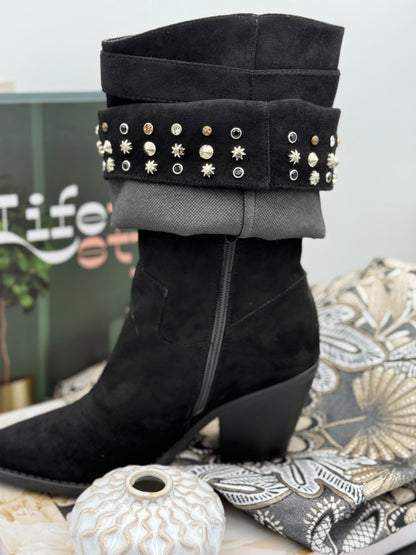 777 🛍️ Botte cloutée Sana 🚸