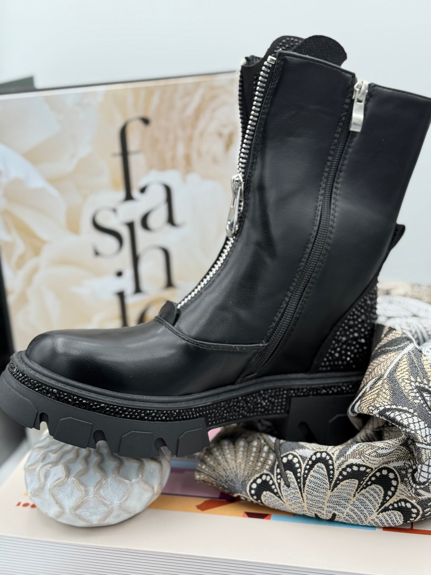 612 🛍️ Bottine strass 🤩