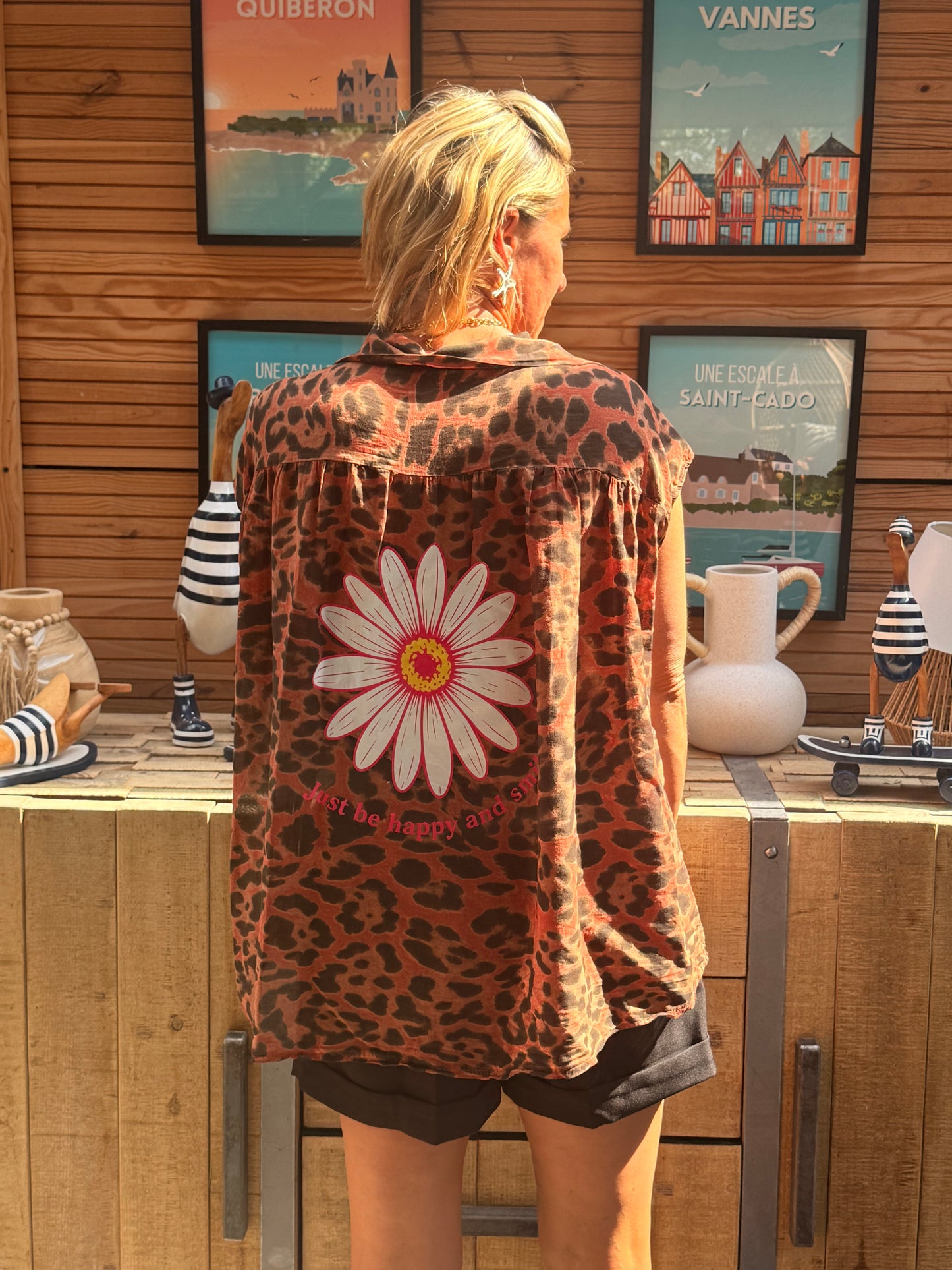 156 🍒  Haut Léopard 🌸