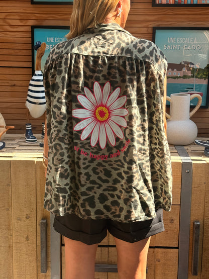 156 🍒  Haut Léopard 🌸