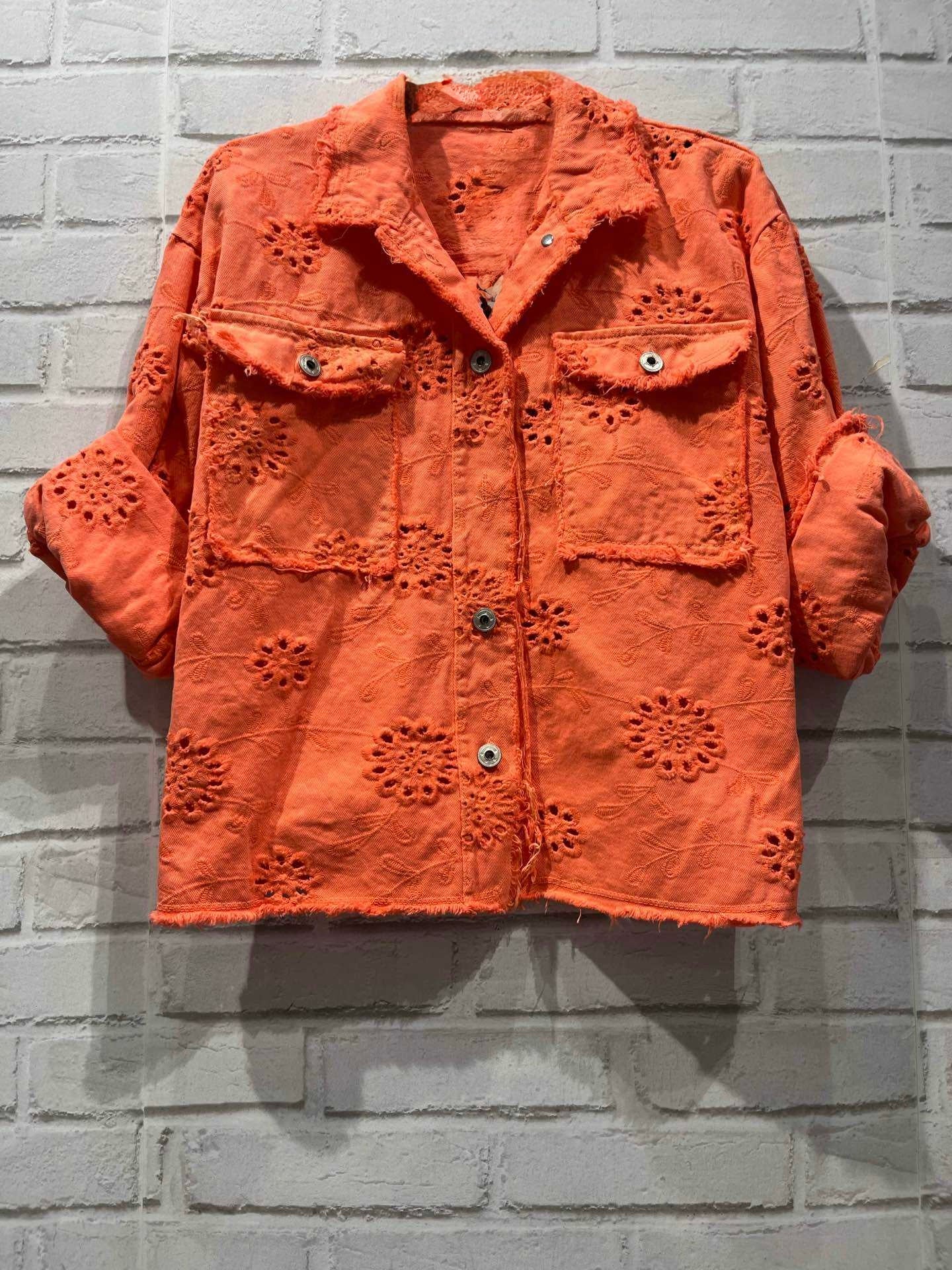 80  🍭 Veste Broderie Anglaise