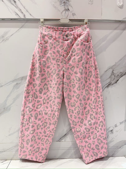 143 🍋 Pantalon Léopard