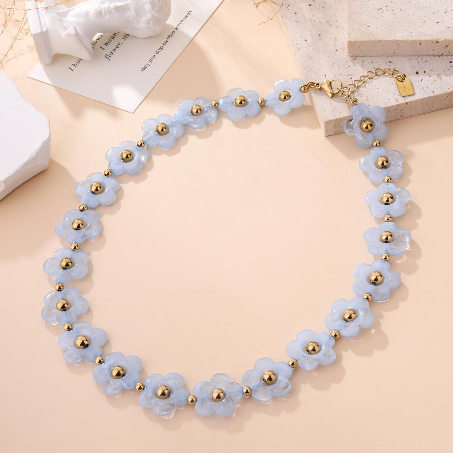 43 🌷  Collier Fleur