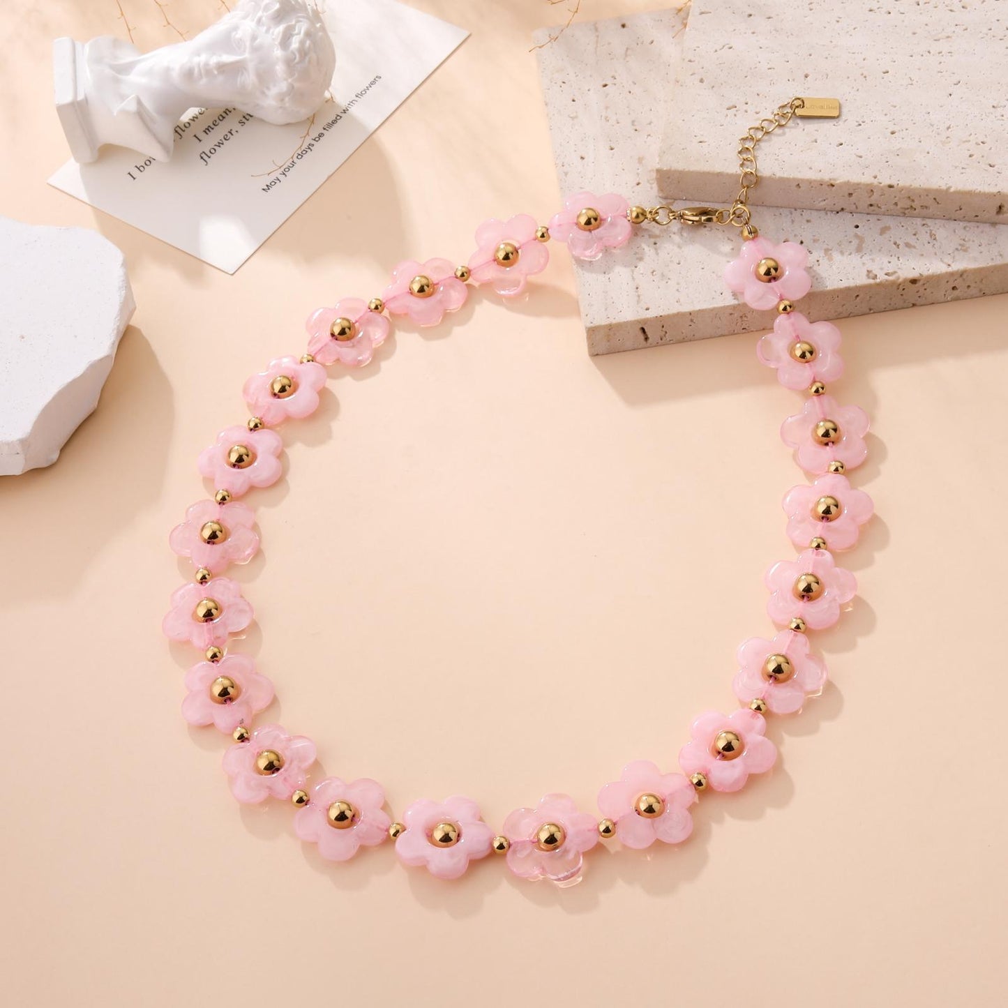 43 🌷  Collier Fleur