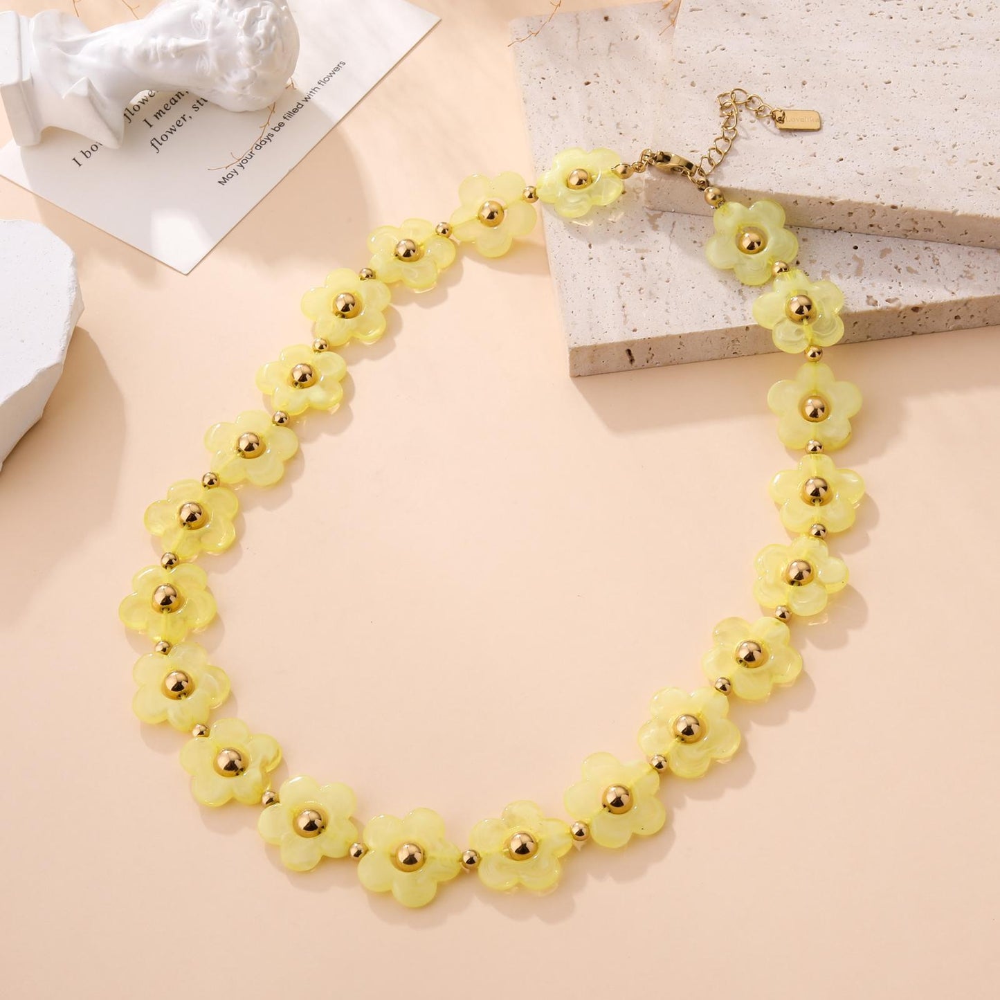 43 🌷  Collier Fleur