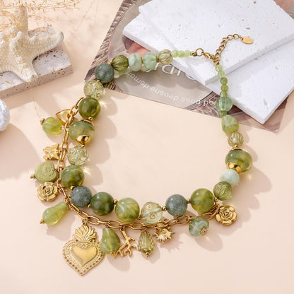 41 🌷 Collier double